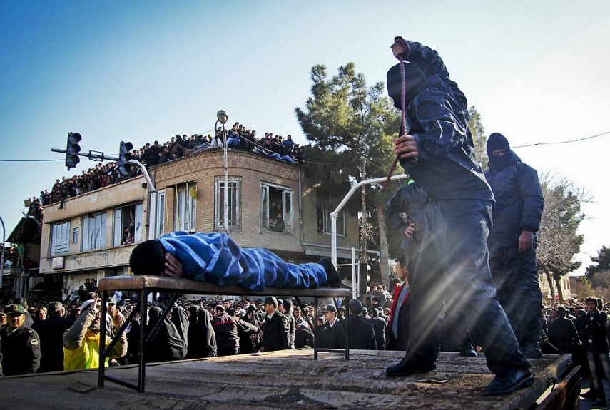 flogging in Iran
