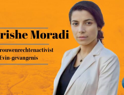 Verishe Moradi, een vrouwenrechtenactivist in de Evin-gevangenis