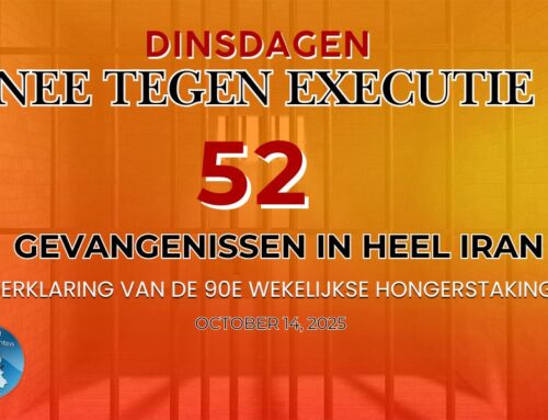 De 90e week van de campagne “Dinsdagen Nee tegen Executie” werd gehouden in 52 gevangenissen in heel Iran.